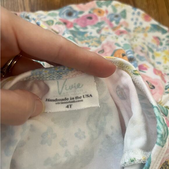 Vivie & Ash (4T) Spring Floral Twirl Dress - Picture 9 of 9